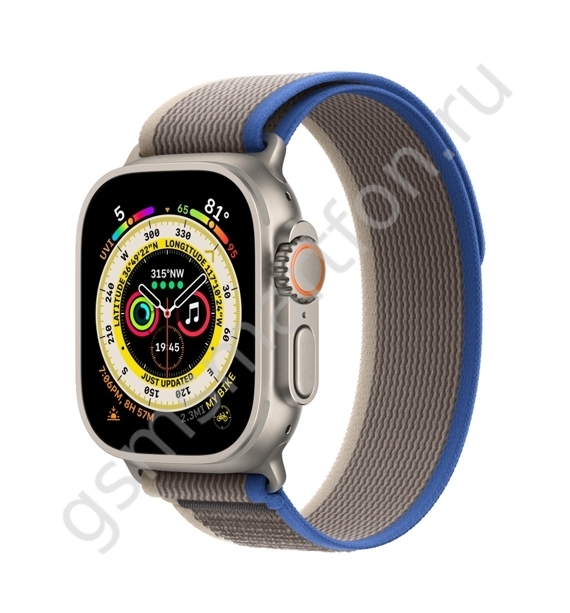 Apple Watch Ultra 2 Blue Gray Trail Loop