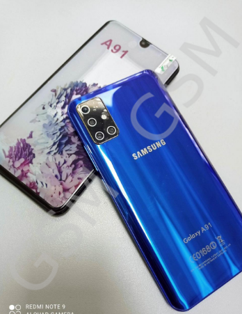 Смартфон Samsung Galaxy A91 128gb синий