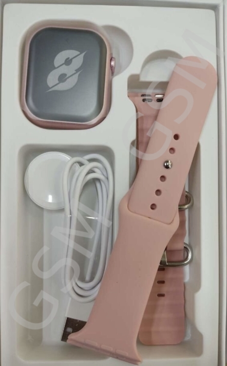 Smart Watch HW68 Max розовый