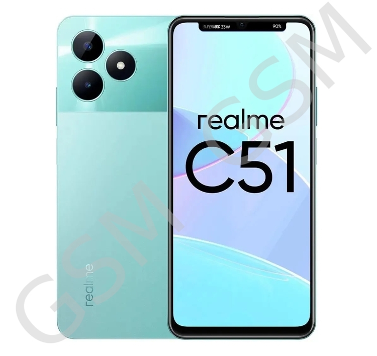Смартфон Realme C51 зелёный