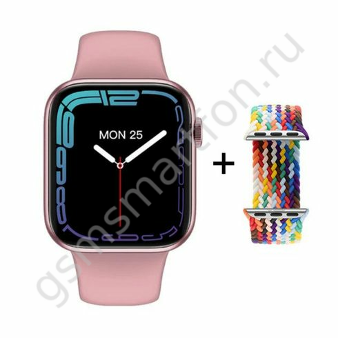 Smart Watch X7 Max NFC розовый